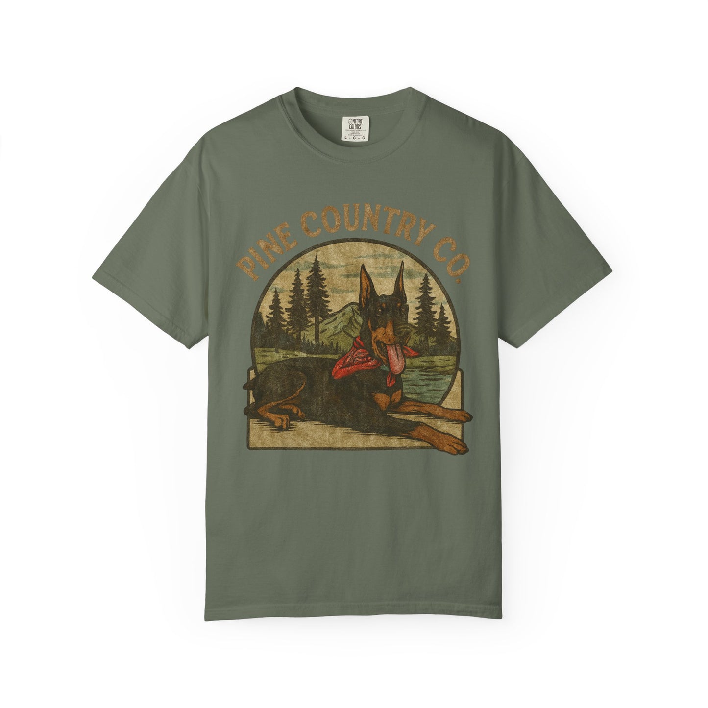 Vintage Rustic Doberman Tee – Pine Country Co.
