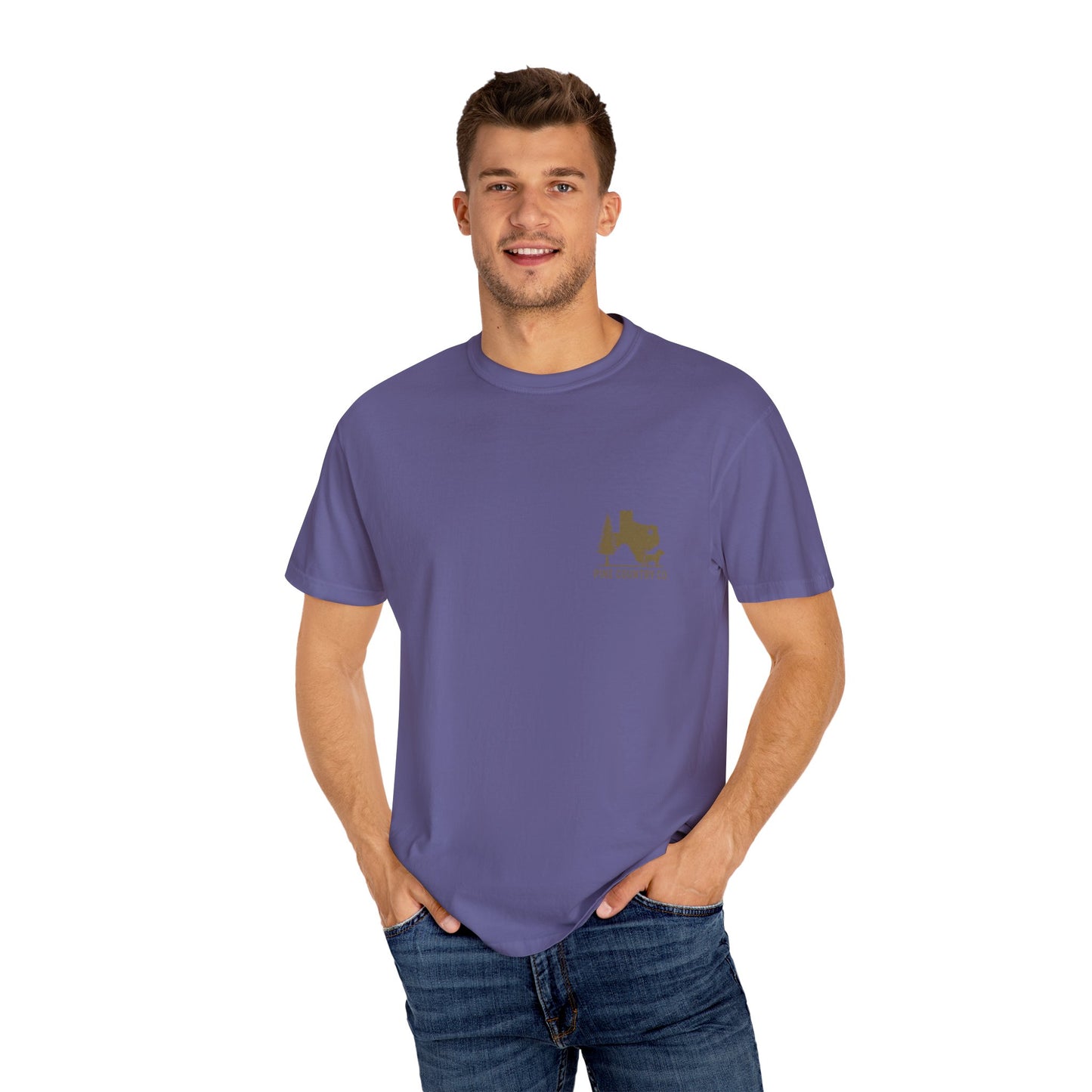 Leo & BoBear Comfort Colors® Tee – Rustic Texas Dog Lovers Graphic Shirt