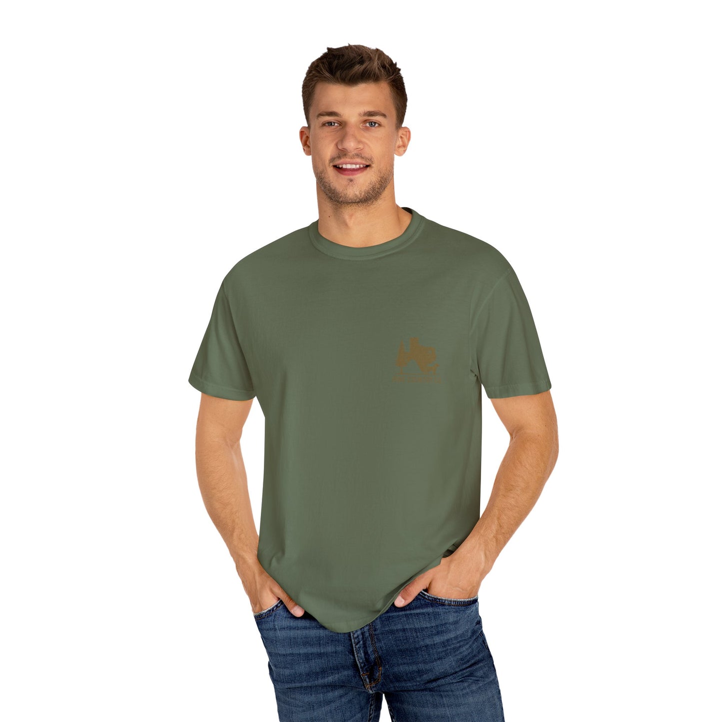 Leo & BoBear Comfort Colors® Tee – Rustic Texas Dog Lovers Graphic Shirt