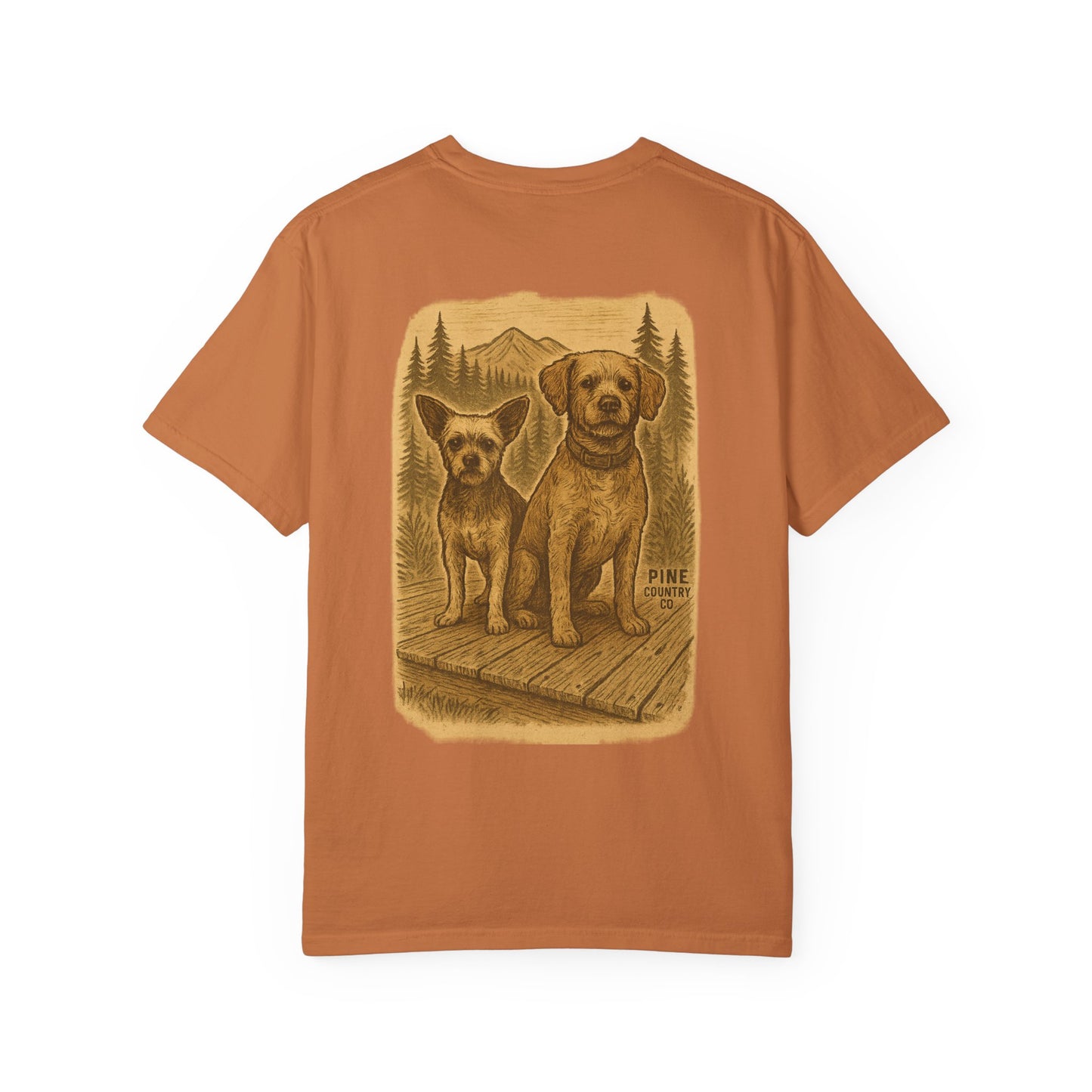 Leo & BoBear Comfort Colors® Tee – Rustic Texas Dog Lovers Graphic Shirt