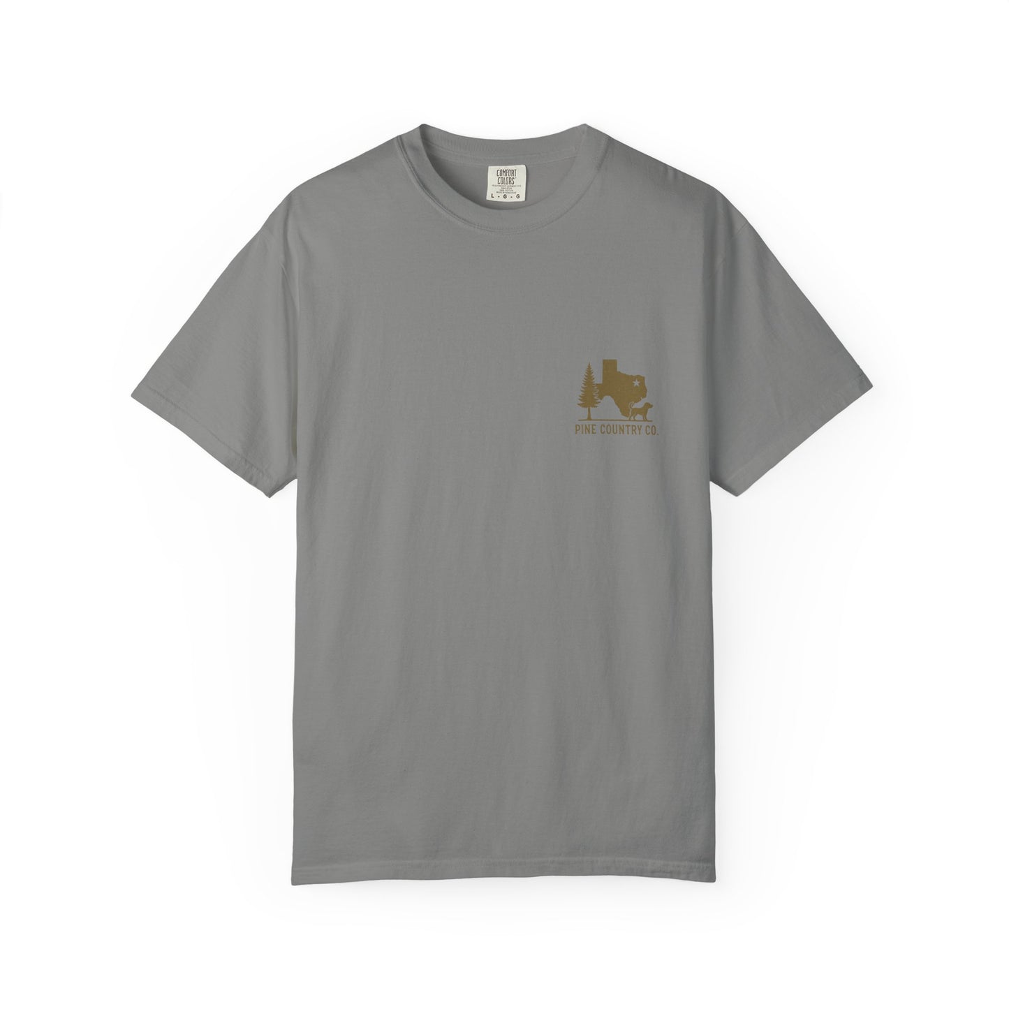 Leo & BoBear Comfort Colors® Tee – Rustic Texas Dog Lovers Graphic Shirt