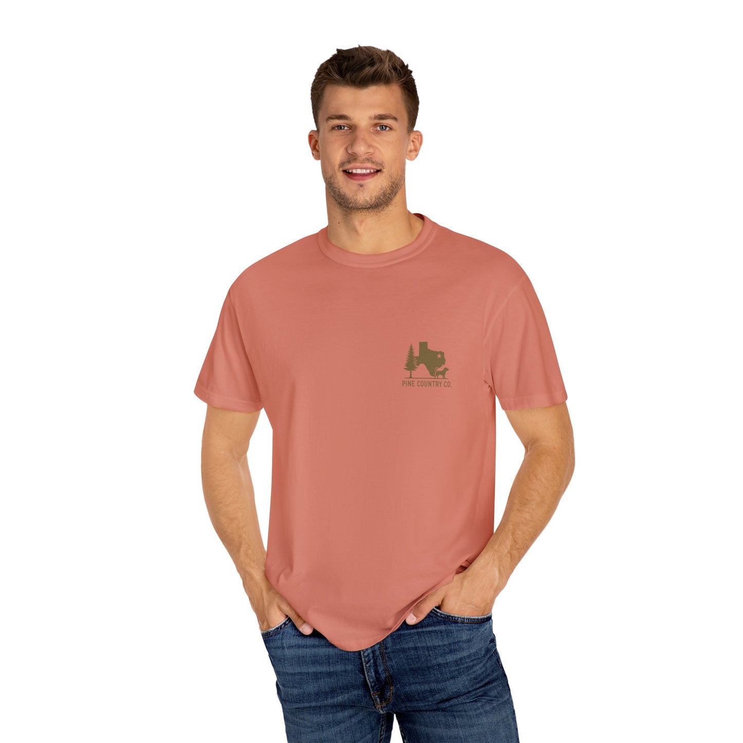 East Texas Roots Comfort Colors® T-Shirt – Rustic Graphic Tee for Proud Texans