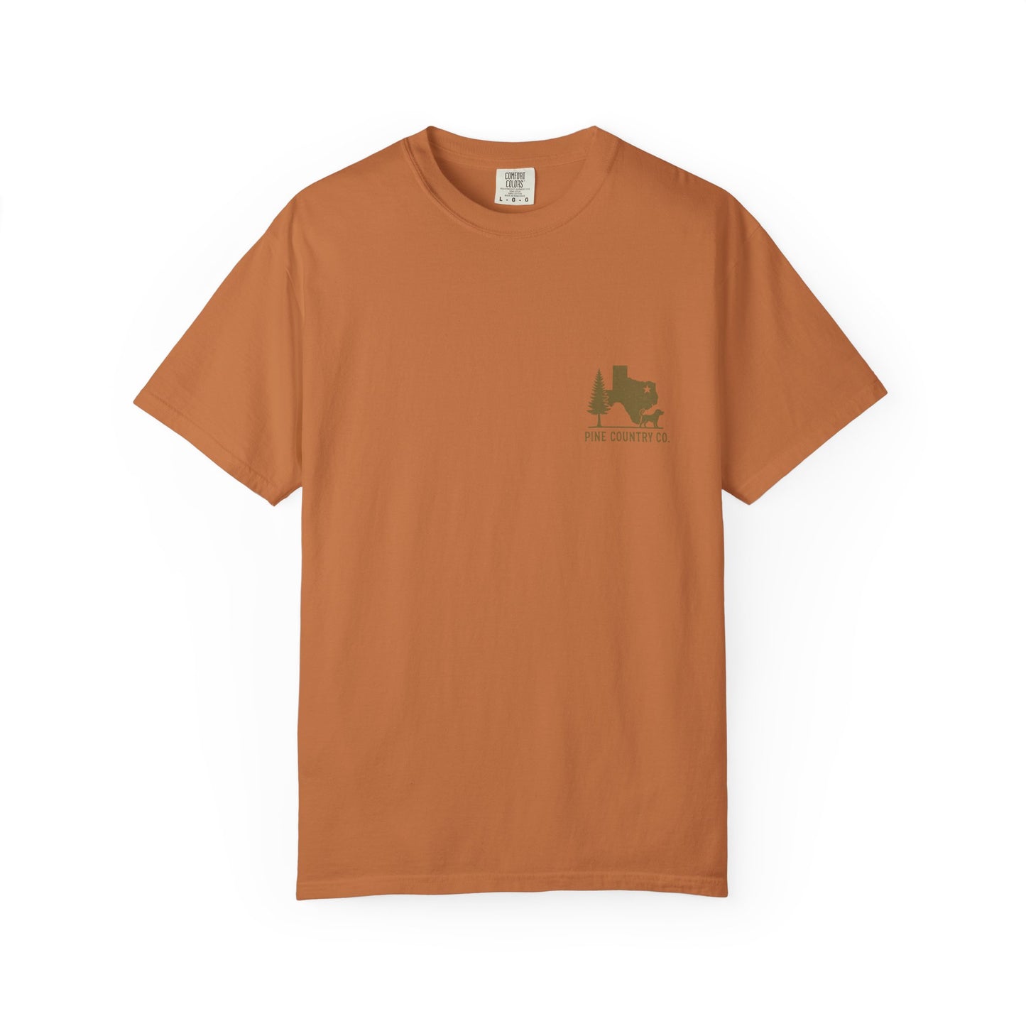 Leo & BoBear Comfort Colors® Tee – Rustic Texas Dog Lovers Graphic Shirt