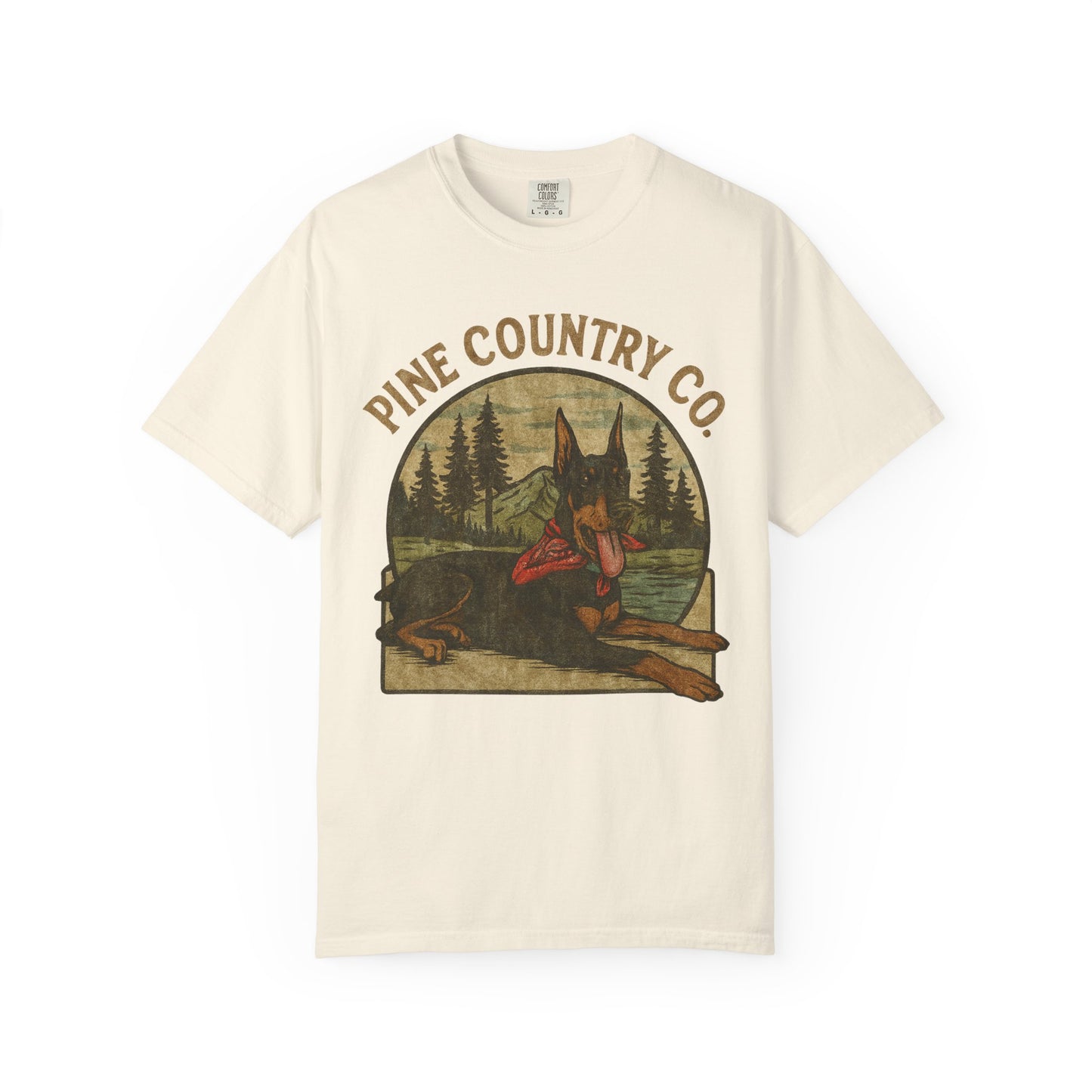 Vintage Rustic Doberman Tee – Pine Country Co.