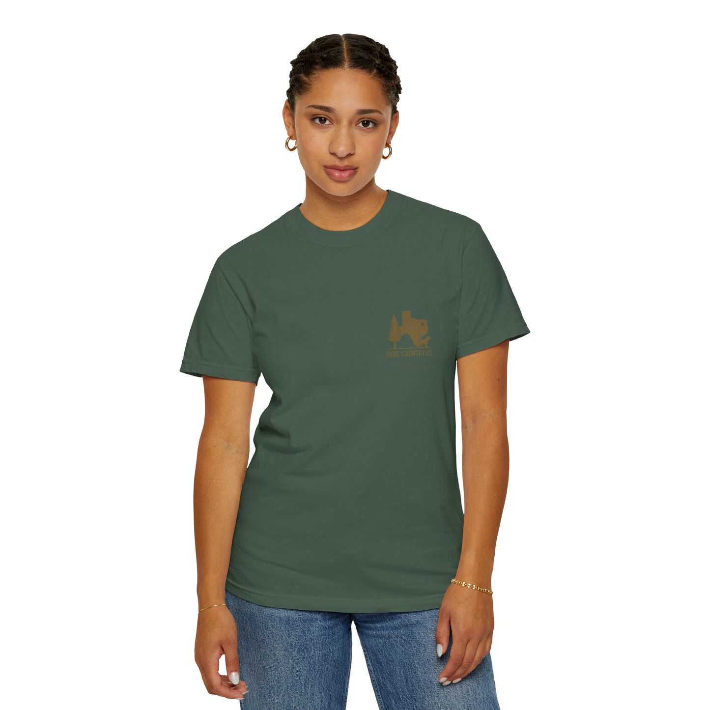 East Texas Roots Comfort Colors® T-Shirt – Rustic Graphic Tee for Proud Texans