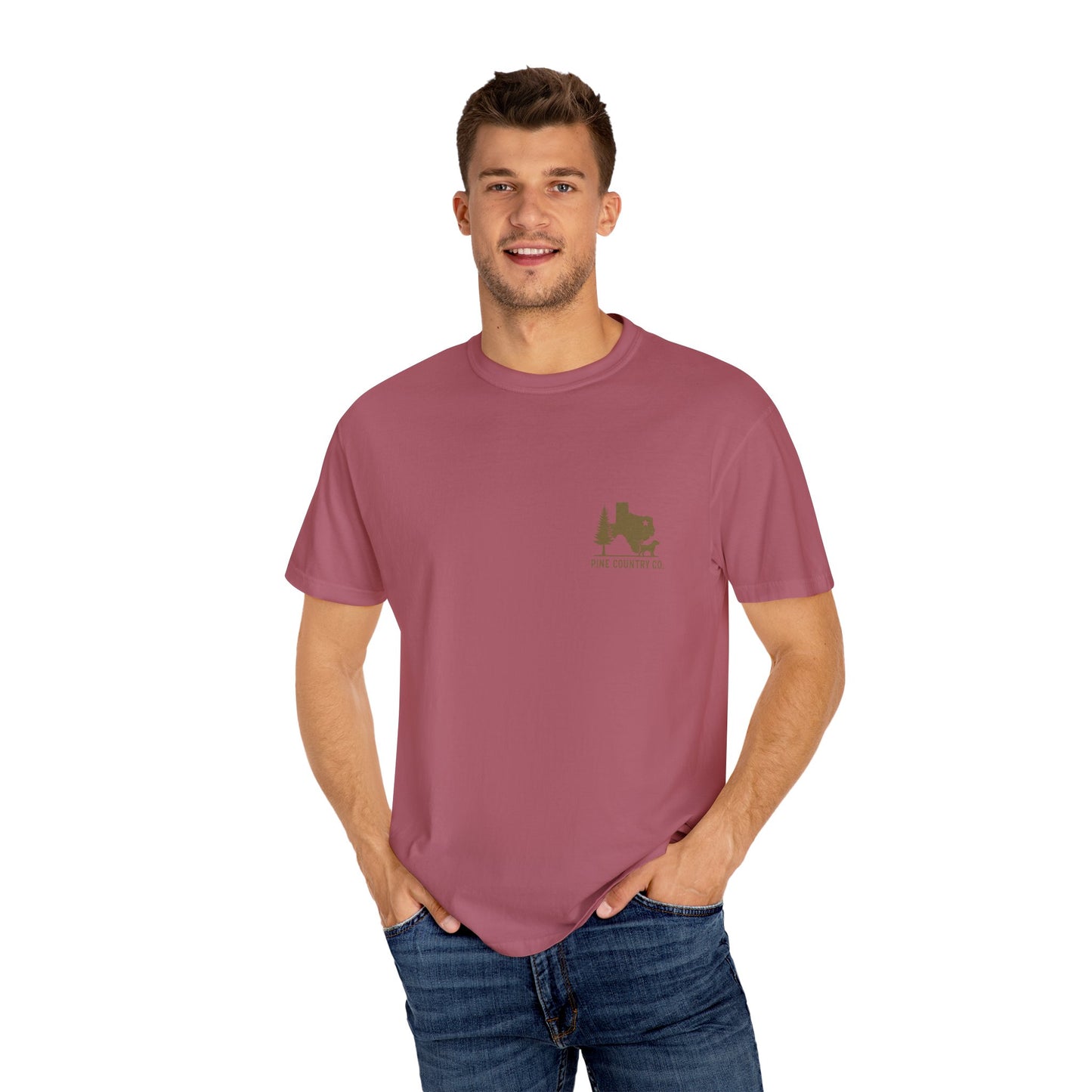 East Texas Roots Comfort Colors® T-Shirt – Rustic Graphic Tee for Proud Texans
