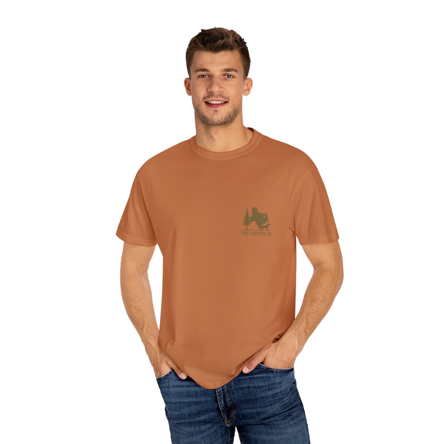Leo & BoBear Comfort Colors® Tee – Rustic Texas Dog Lovers Graphic Shirt